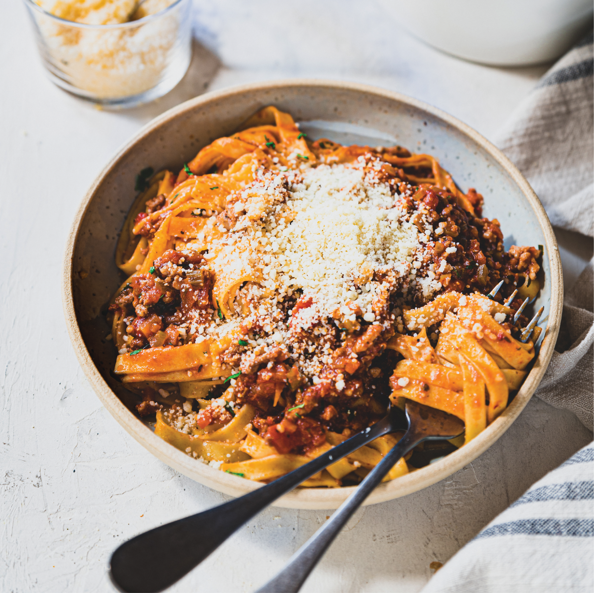 Tagliatelle met ragu